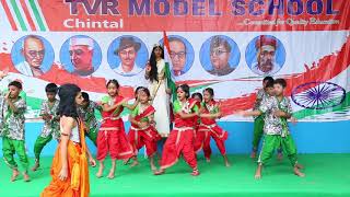 PUNYABHOOMI NAA DESHAM DANCE PERFORMANCE STYLE THE ENERGETIC DANCE SCHOOL [upl. by Ennove]