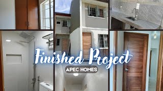 Finished project  Apec Homes  End Lot Unit  Paragon Village [upl. by Josey233]