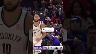 112424 Ben Simmons Put Back Dunk Vs Kings nba nbahighlights nbavideos shorts basketball espn [upl. by Roberta816]