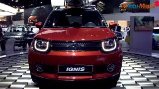 Mondial Automobile 2016  Grande première pour le Suzuki SUV Compact Ignis [upl. by Eylhsa823]