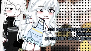 cai characters react to FYNMYN as different gacha tiktokswarningshort cringe [upl. by Eimmas314]