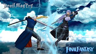 Vergil vs Sephiroth  Final Fantasy X Devil May Cry  Capcom X Square Enix [upl. by Ahsuatal]