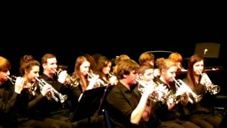 The Appian Way From The Pines Of Rome  Northamptonshires County Youth Brass Band [upl. by Mccormac]