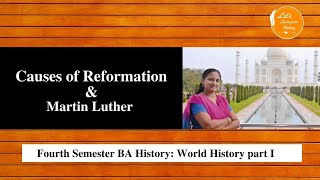 Causes of Reformation amp Role of Martin Luther [upl. by Yemaj]