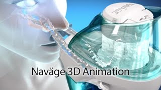 Naväge Nasal Care 3D Animation of Nasal Flush [upl. by Ardnaed567]