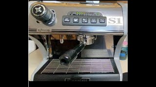 La Spaziale S1 Rossini with Ceado E5P espresso shot light roast Kenya [upl. by Assitruc]