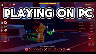 Playing Jailbreak on PC Roblox [upl. by Alisan280]