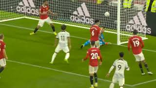 Mo Salah header goal against Man Utd on Old Trafford Monday 22822 [upl. by Ayat]