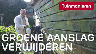 Buiten aanslag op je schutting of tuinmeubels Hoe kom je ervan af  Tuinmanieren [upl. by Allix728]