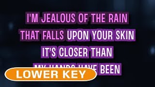 Jealous Karaoke Lower Key  Labrinth [upl. by Kerstin]