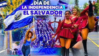 Así fue el DÍA de la INDEPENDENCIA en El Salvador Desfile 15 de Septiembre IMPRESIONANTE 2024 [upl. by Ahl182]