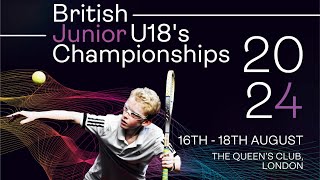 British Junior Open Real Tennis 2024  Under 18s Sunday [upl. by Keating]