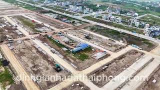 Flycam tiến độ dự án Hoàng Huy Green River ngày 18112024 [upl. by Elleron]