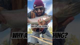 WHY ARE YOU FISHINGflyfishing fly river trout carp salmon outdoors nature fish angler [upl. by Hepzi]