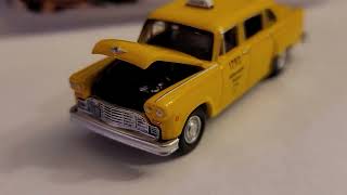 1980 Checker Marathon Taxi Cab in 164 scale  Greenlight Collectibles Car  Ferris Buellers Day Off [upl. by Alissa520]