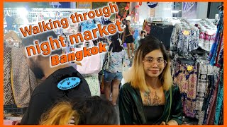 Walking through Palladium night market in Bangkok 1 [upl. by Corabel1]