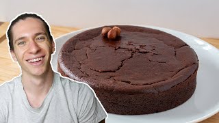 Gâteau Fondant ChocolatNoisette Sans Beurre Sans Gluten [upl. by Dnomsad]