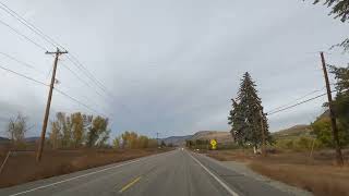 Driving from Tonasket to Oroville Washington [upl. by Enirod]