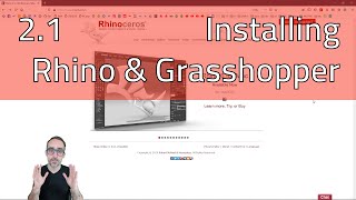 21 Installing Rhino amp Grasshopper  Introduction to Parametric Modeling [upl. by Bodrogi]