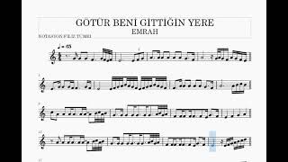 GÖTÜR BENİ GİTTİĞİN YERE EMRAH  KEMAN NOTALARI [upl. by Lien]