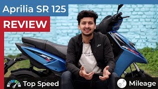 Aprilia SR 125 Review  Top Speed  Mileage  Nepal [upl. by Recnal]