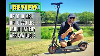 Elevate Your Ride 450W Superfun Electric Scooter Review 19 MPH for Adults [upl. by Niko]