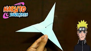 DIY  How To Make a Shuriken Naruto Easy  Origami Ninja Star [upl. by Cirilo145]