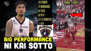 BREAKOUT GAME ni Kai Sotto TINULUNGANG MANALO ang Yokohama kontra Chiba Jets in OT [upl. by Grete]