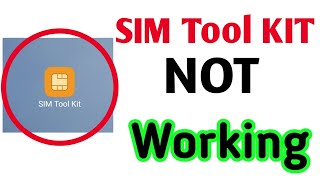 How To Fix SIM Tool KIT Not Working in Android Mobile [upl. by Emlynne]