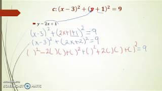 Rectas secantes tangentes y exteriores a la circunferencia Tratamiento algebraico PARTE 2 [upl. by Zelikow]