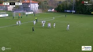 Campionato Sammarinese 202425 5 giornata  HL Virtus  Cosmos 13 [upl. by Mungam]