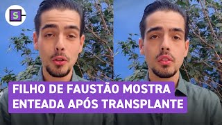 Filho de Faustão mostra relato de enteada após transplante Mudou a vida [upl. by Rochkind494]