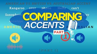 Comparing Accents American British amp Australian Accent [upl. by Atinnod]