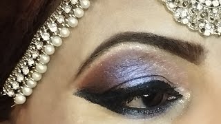 Indian bridal eye makeup tutorial  indian bridal eye makeup kase kartein hain  bridal makeup [upl. by Anivlis]