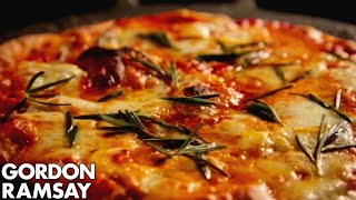 How to Make Margherita Pizza at Home  Gordon Ramsay [upl. by Adnirem]