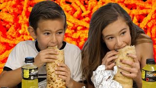 NEW Massive Monster Burrito Challenge Mukbang  Josh Darnit [upl. by Dnumde]