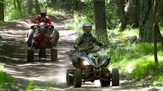 Riding the Rocks at Embarrass River ATV Park [upl. by Alhahs]