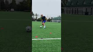 Effective Dribbling Drill For SoccerFootball [upl. by Eugine]