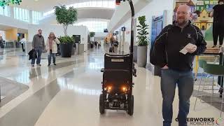 Autonomous Wheelchair Airport Portering GRR [upl. by Narak]