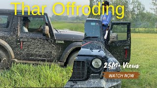 New Mahindra Thar offRoading  HYD Offroad  the villagers yt avanishverma03 [upl. by Lowrance]