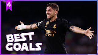 Fede Valverde’s BEST Real Madrid GOALS [upl. by Ynwat]