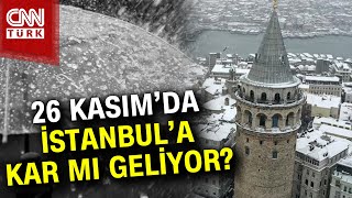 Meteorolojiden Kritik Uyarı İstanbula Kar Mı Geliyor Haber [upl. by Eocsor]