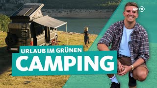 Camping Urlaub mit Wohnwagen Wohnmobil und LuxusGlamping am Strand  ARD Reisen [upl. by Annayr]