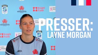 Presser Layne Morgan ahead of SemiFinal match against Brumbies [upl. by Nawotna]