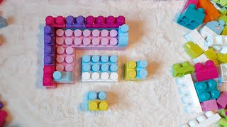 BUILDING SOFA TABLE AND ARMCHAIR  DIY MEGA BLOCK TOYS LEGO MEGABLOCK [upl. by Adnovad]