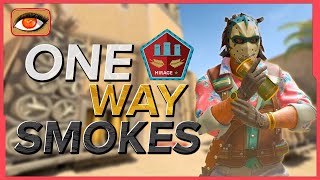 One Way Smokes on Mirage  CS2 Guide [upl. by Persis361]