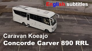 Caravan Koeajo Concorde Carver 890 RRL [upl. by Ahsiuqat274]