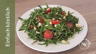 Rucola Salat mit Pinienkerne [upl. by Ariaet]