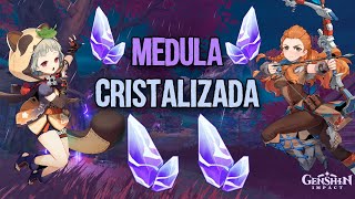 Medula Cristalizada  Genshin Impact Rutas de Farmeo [upl. by Jemima]