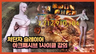 Lost Ark 처단자 슬레이어 아크패시브 1사이클 세팅 강의 [upl. by Lemrac2]